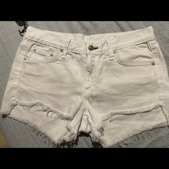 White new rag & bone shorts - Picture 1 of 3